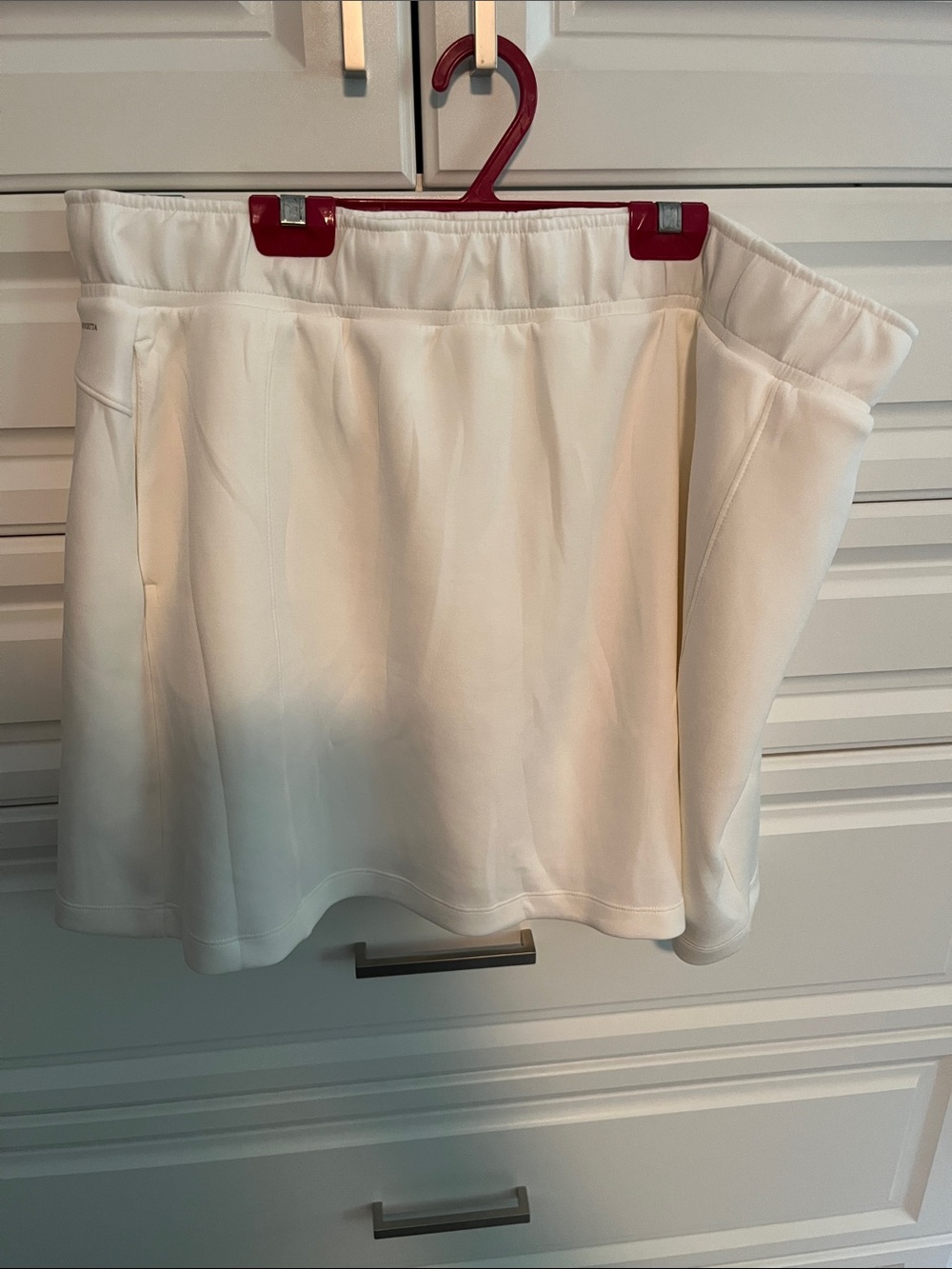 NWT Mondetta Women's white high rise walking Skort XL
